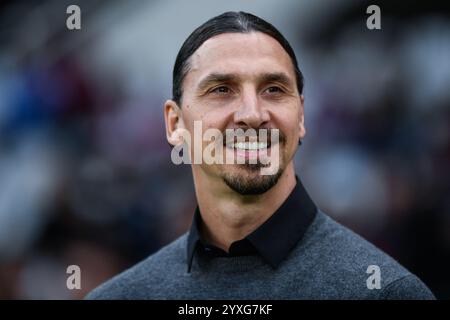 Turin, Italia. 01st Jan, 2016. AC Milan Zlatan Ibrahimovic during the Serie A soccer match between Torino and Milan at the Stadio Olimpico Grande Torino in Turin, north west Italy - Saturday, May 18, 2024. Sport - Soccer . (Photo by Alberto Gandolfo/LaPresse) Credit: LaPresse/Alamy Live News Stock Photo