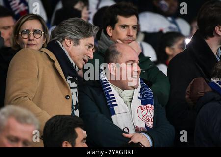 Paris, France. 15th Dec, 2024. Laurent Solly attends the French L1 football match between Paris Saint-Germain and Olympique Lyonnais at the Parc des Princes stadium in Paris on December 15, 2024. Photo by Firas Abdullah/ABACAPRESS.COM Credit: Abaca Press/Alamy Live News Stock Photo