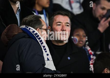 Paris, France. 15th Dec, 2024. Karl Olive attends the French L1 football match between Paris Saint-Germain and Olympique Lyonnais at the Parc des Princes stadium in Paris on December 15, 2024. Photo by Firas Abdullah/ABACAPRESS.COM Credit: Abaca Press/Alamy Live News Stock Photo