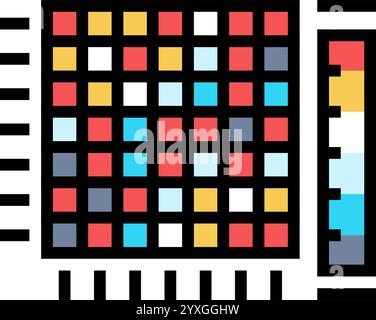 heatmap big data color icon vector illustration Stock Vector Image ...