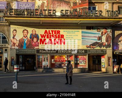 Munich, Germany. 16th Dec, 2024. The Filmtheater Sendlinger Tor in Munich, Bavaria, Germany, on December 16, 2024, opens in 1913 on Sendlinger-Tor-Platz. It is the oldest still existing large cinema in Munich. The cinema closes in 2025 due to a lease dispute. (Photo by Michael Nguyen/NurPhoto) Credit: NurPhoto SRL/Alamy Live News Stock Photo