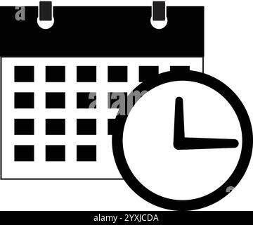 Make Schedule, appointment schedule, appointment icon, calendar icon Stock Vector
