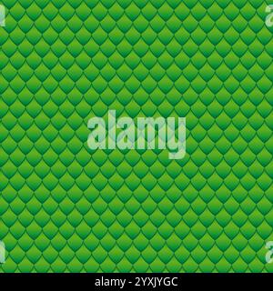 Dragon skin seamless pattern. Stock Vector