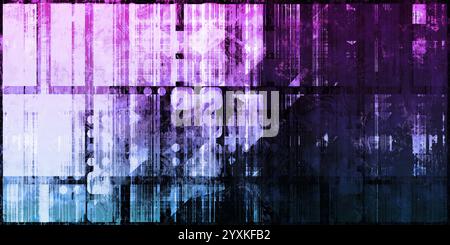 Technology Grunge Background Abstract as a Futuristic Concept Stock Photo
