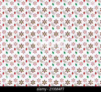 Seamless floral pattern, vector pattern background Stock Vector