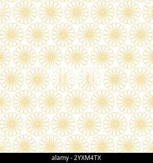 Golden pattern vector background design Stock Vector