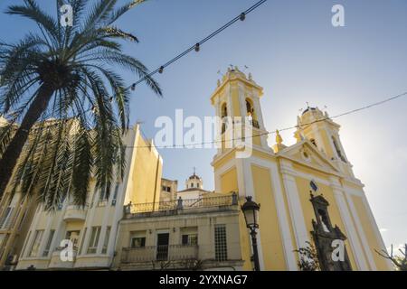 Church of Saint Francis in Ceuta, Spain, North Africa, Europe Stock Photo