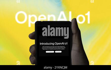 OpenAI o1 logo is displayed on smartphone Stock Photo - Alamy