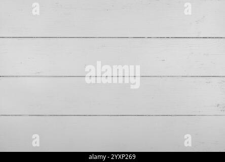 White painted wooden planks are creating a beautiful rustic background texture, perfect for design projects and adding a touch of vintage charm Stock Photo