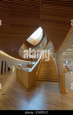 Calgary Canada - 29 December 2023 - Calgary New Central Library building Stock Photo