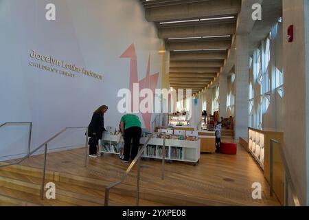 Calgary Canada - 29 December 2023 - Calgary New Central Library building Stock Photo