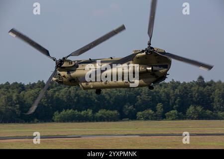 CH-47F of the Royal Netherlands Air Force. Stock Photo