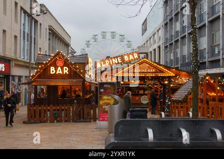 Sheffield Christmas market 2024 Stock Photo