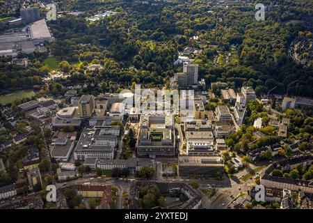 Aerial view, Essen University Hospital, Holsterhausen, Essen, Ruhr area, North Rhine-Westphalia, Germany Stock Photo