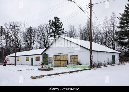 The Flamingo Club building in the old African-American resort of Idlewild, Michigan, USA [No release; editorial licensing only] Stock Photo