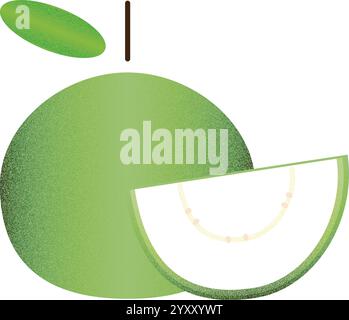 Vector fruit Guava cartoon vector illustration isolated object Stock Vector