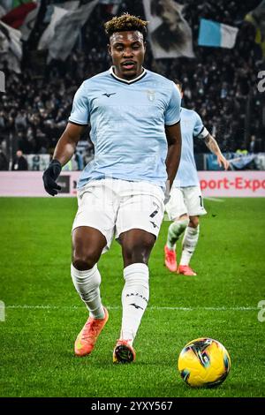 Fisayo Dele-Bashiru of S.S. Lazio celebrates after scoring the goal to ...