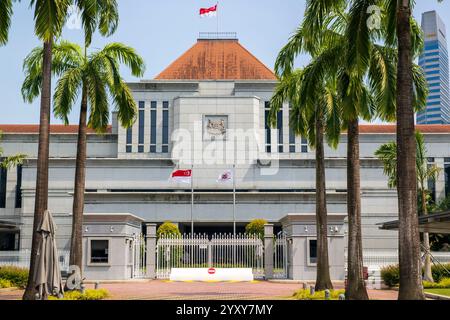 The entrance to Parliament House of Singapore, Photo: David Rowland / One-Image.com Stock Photo