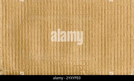 brown corrugated cardboard texture useful as a background Stock Photo