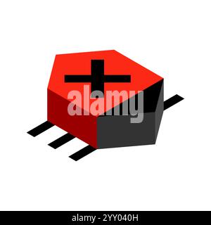 Computer virus bug isolated. Spyware for your pc Stock Vector