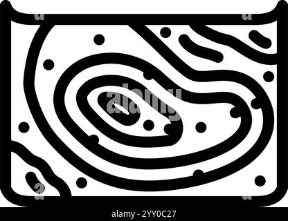 map of ocean currents world ocean line icon vector illustration Stock ...