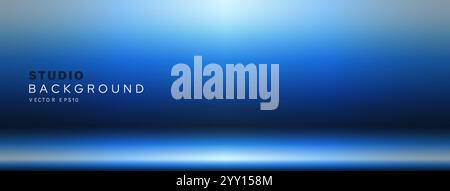 Shiny dark blue color gradient backround banner vector design Stock Vector