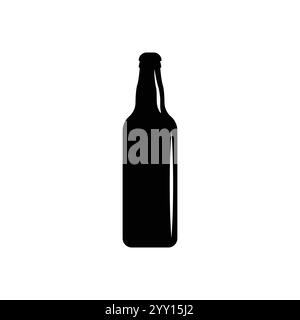 botle beer icon sign signifier vector Stock Vector