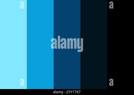 Blue shade color palette stripe vector illustration Stock Vector Image ...