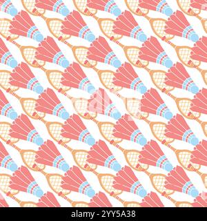 Seamless sport pattern. Background with sports icons Stock Vector
