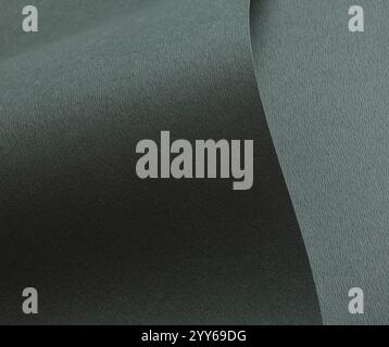 Dark green paper texture with a wavy embossed design and subtle gradient in forest green and deep teal tones. Featuring a matte finish, this refined a Stock Photo