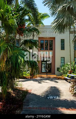 Martin County Courthouse Cultural Center, SE Ocean Boulevard, Stuart, Florida Stock Photo