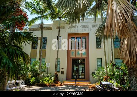 Martin County Courthouse Cultural Center, SE Ocean Boulevard, Stuart, Florida Stock Photo