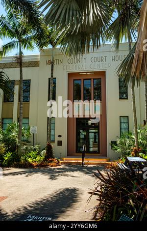 Martin County Courthouse Cultural Center, SE Ocean Boulevard, Stuart, Florida Stock Photo