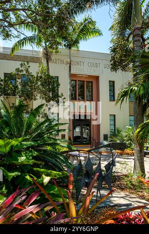 Martin County Courthouse Cultural Center, SE Ocean Boulevard, Stuart, Florida Stock Photo