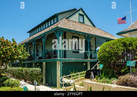 House of Refuge at Gilberts Bar, SE MacArthur Boulevard, Stuart, Florida Stock Photo