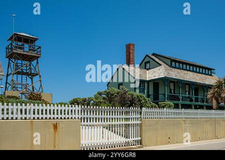 House of Refuge at Gilberts Bar, SE MacArthur Boulevard, Stuart, Florida Stock Photo