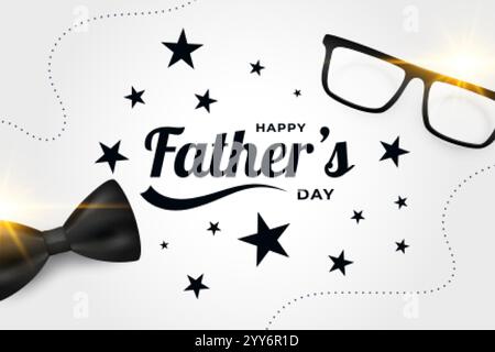 realistic happy fathers day card design Stock Vector Image & Art - Alamy