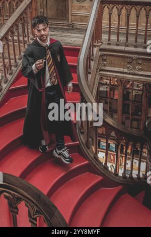 Exploring the stunning staircase of Livraria Lello, where the magic of
