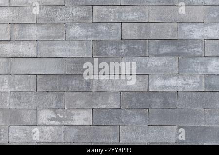 Grey brick wall texture background Stock Photo