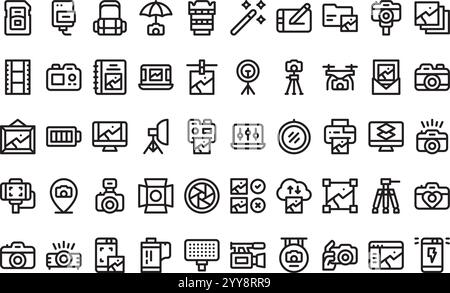 High-Quality Vector Icons Collection with Editable Stroke. Ideal for Professional and Creative Projects. Stock Vector