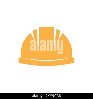 Construction Helmet icon. Simple element from construction collection. Creative Construction Helmet icon for web design, templates, infographics and m Stock Vector