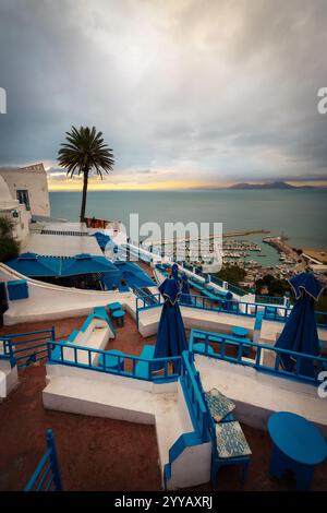 Sidi Bou Said In Tunis, Tunesia Stock Photo