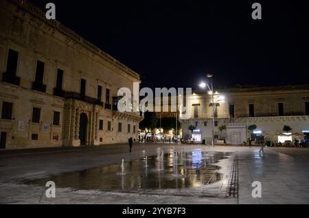 St. George's Square, Valletta, Malta, Europe Stock Photo