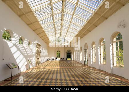 Wrest Park Bedfordshire interior of the restored Orangery at Wrest Park and gardens Silsoe Bedfordshire England UK GB Europe Stock Photo