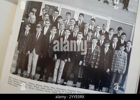 Vintage 1960s High School Yearbook, USA Stock Photo - Alamy