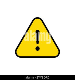 exclamation mark, caution sign vector Stock Vector