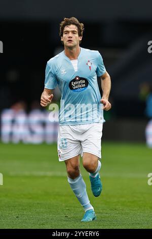 Marcos Alonso of RC Celta de Vigo during Real Madrid vs RC Celta de