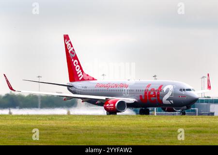 G-JZHX Jet2 Boeing 737-8MG Max London Stansted UK 20-06-2018 Stock Photo