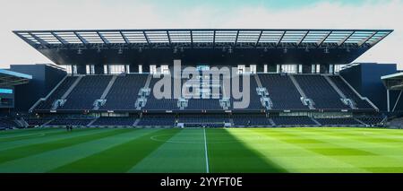 Craven Cottage, Fulham, London, UK. 22nd Dec, 2024. Premier League Football, Fulham versus Southampton; View of the new Riverside Stand Credit: Action Plus Sports/Alamy Live News Stock Photo