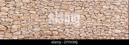 Texture of a stone wall. Old castle stone wall texture background. A stone wall as a background or texture. Stock Photo